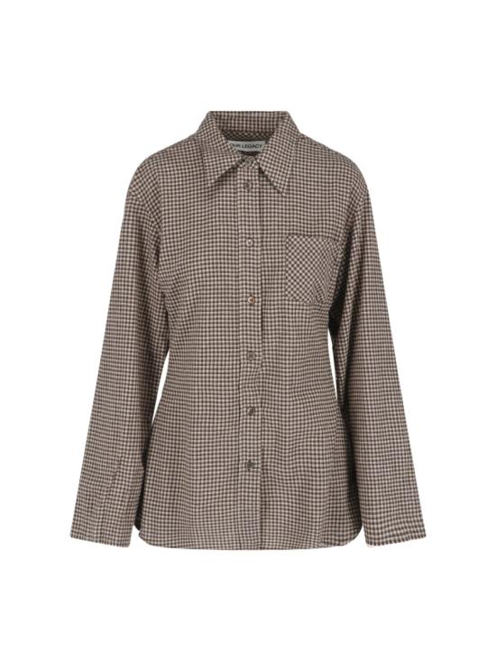 25FW 아워레가시 셔츠 W4252DEENDINO FLANNEL CHECK Brown