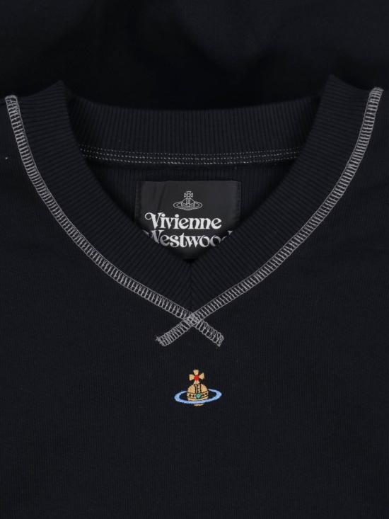 26SS 비비안웨스트우드 스웨터 2I01000Q J00ASN401 Black - VIVIENNE WESTWOOD