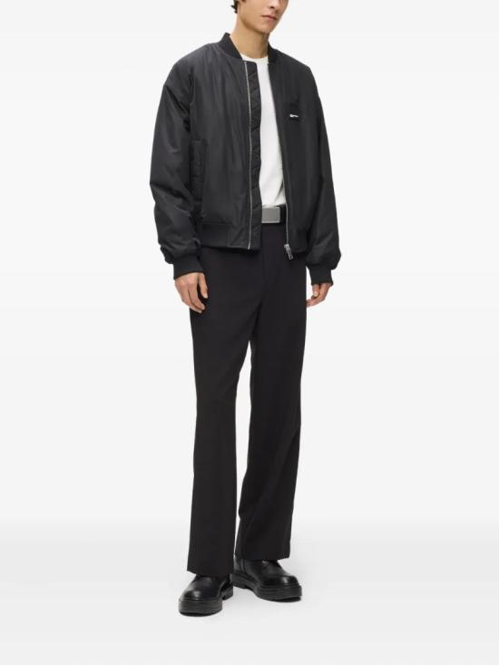 26SS 칼라거펠트 스트레이트 팬츠 B1M10026 Black - KARL LAGERFELD