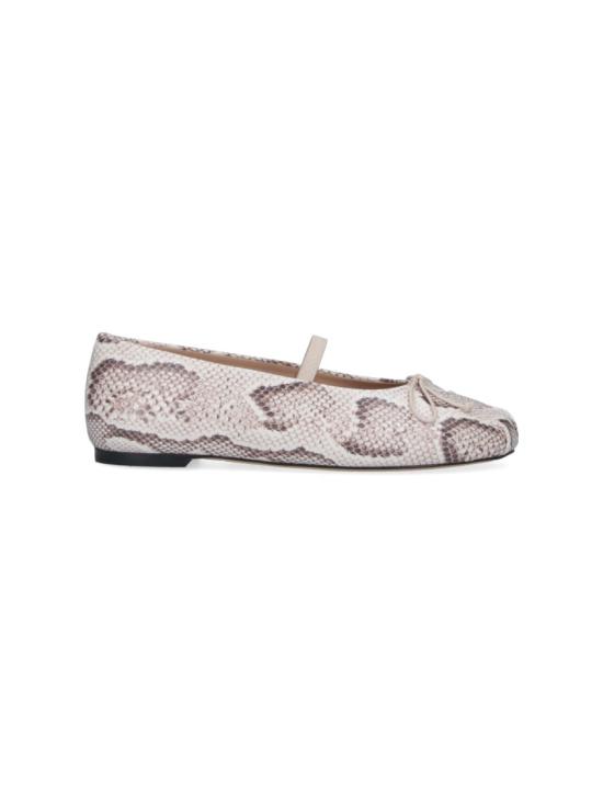 26SS 스튜어트 와이츠먼 플랫 슈즈 SN015YRG Neutrals