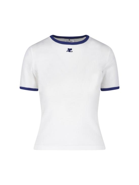 26SS 쿠레쥬 탑 125JTS017JS0203B257 White