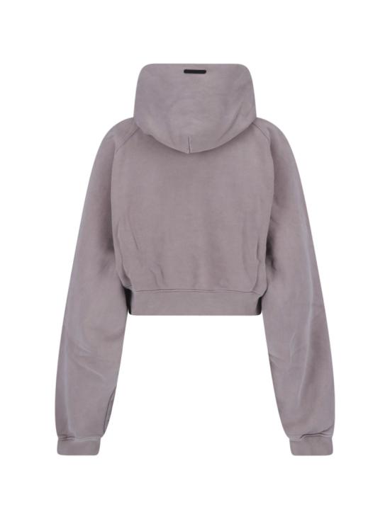 26SS 피어오브갓 후드 티셔츠 192SP267352FWFADED MAUVE Grey - FEAR OF GOD