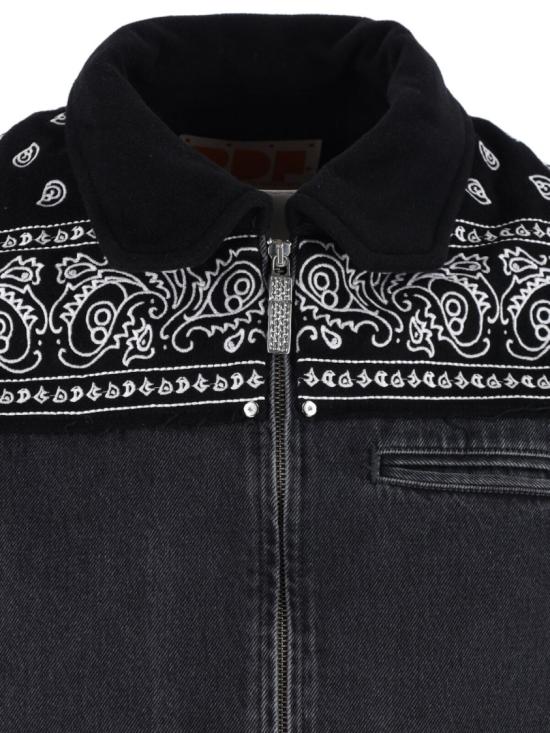 25FW 피디에프 데님 자켓 DFM09027DF119WHBLKWHBLK Black - PDF
