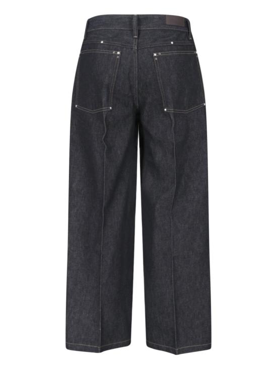 26SS 르메르 스터드 와이드 팬츠 PA1288 LD1061BK965 Grey - LEMAIRE