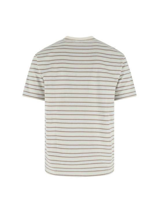 26SS 오라리 반팔 티셔츠 A26ST02GJFADE MINT STRIPE Neutrals - AURALEE