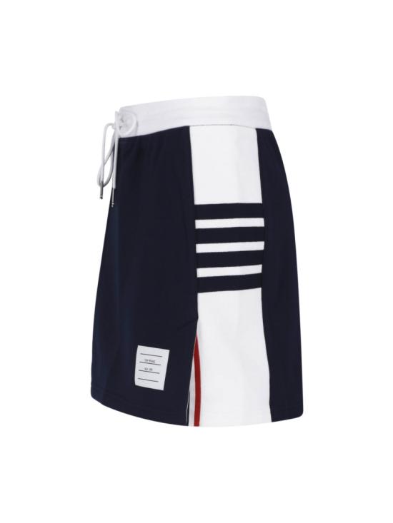 26SS 톰브라운 클래식 4바 저지 미니 스커트 FJK130A 03037415 Neutrals - THOM BROWNE