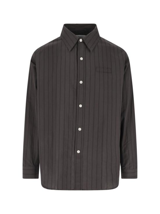 26SS 엠에프펜 셔츠 M126 003DARK BROWN TRIPLE STRIPE Brown