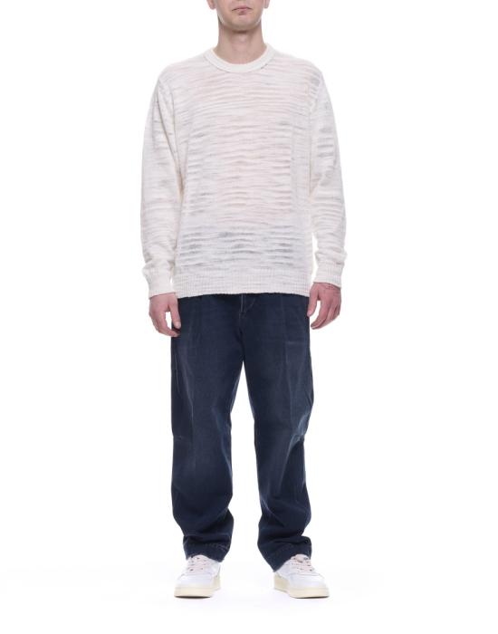 26FW 아토모 팩토리 스웨터 PE26AFU19 White - ATOMO FACTORY