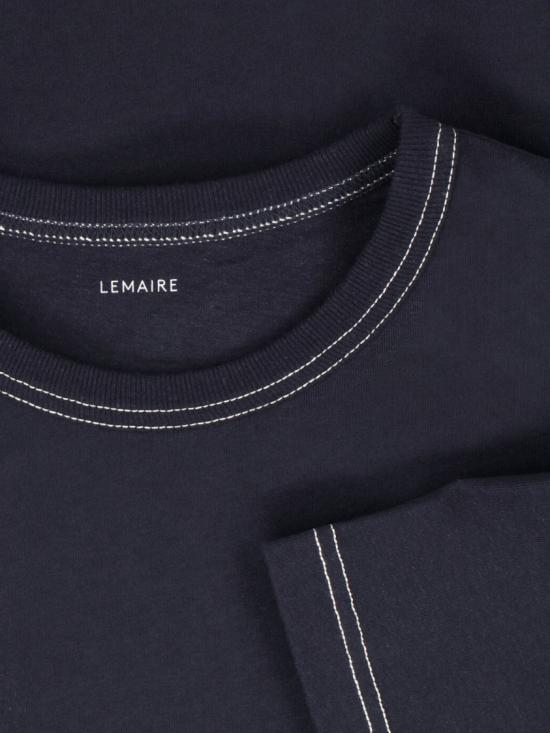 26SS 르메르 박시 저지 숏 슬리브 티셔츠 TS0010 LJ1010BR498 Black - LEMAIRE
