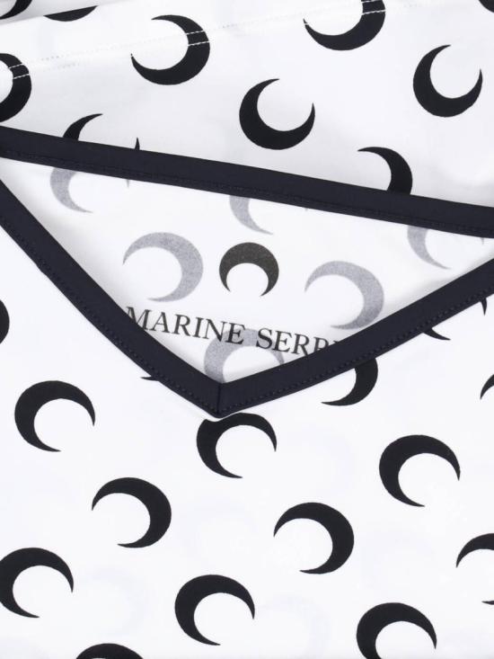26SS 마린세르 문 프린트 저지 스트랩 탑 WTO508A CJER0001WH00 White - MARINE SERRE