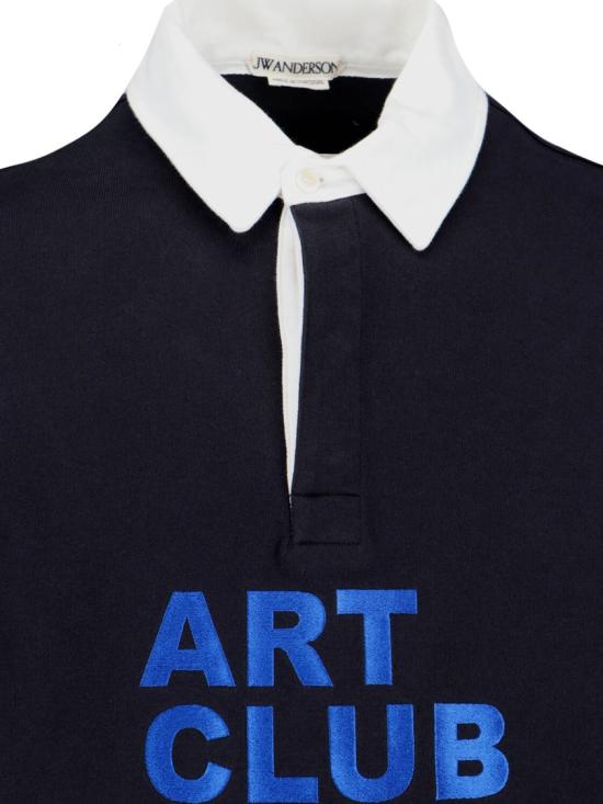 26SS JW앤더슨 폴로 티셔츠 JO0272 PG1938781 Blue - JW ANDERSON