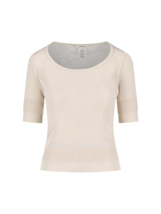 26SS 르메르 트롱프뢰유 반팔 티셔츠 TS0025 LK1017WH024 Neutrals