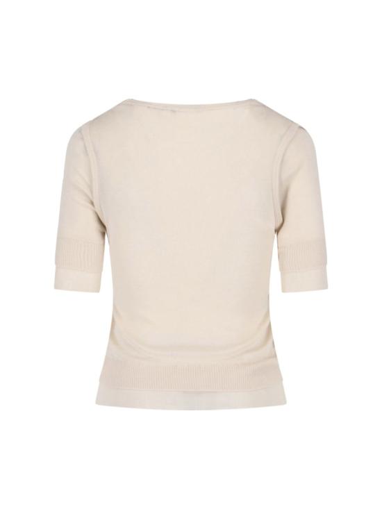 26SS 르메르 트롱프뢰유 반팔 티셔츠 TS0025 LK1017WH024 Neutrals - LEMAIRE