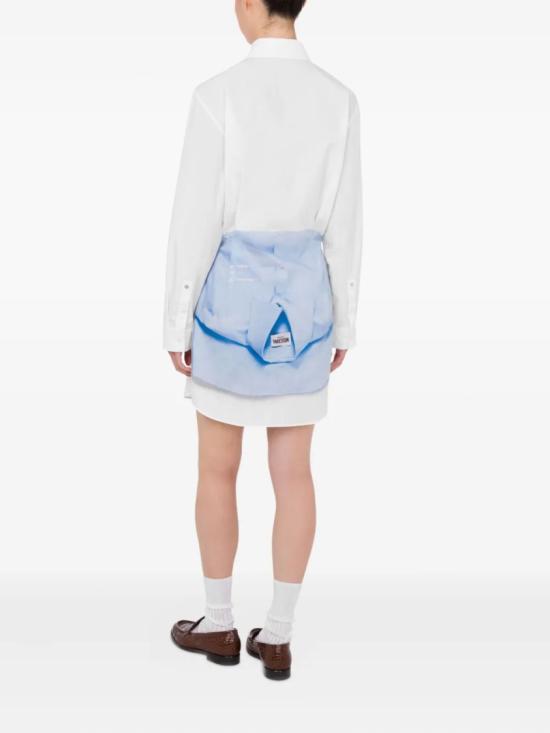 26SS 모스키노 미디 원피스 V04253231 White - MOSCHINO