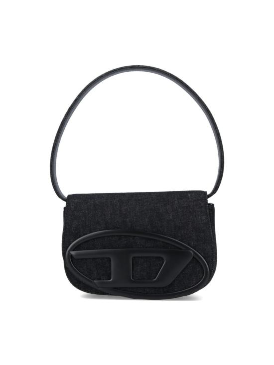 26SS 디젤 1DR 아이코닉 워시드 데님 숄더백 X08396 P6901T8013 Black