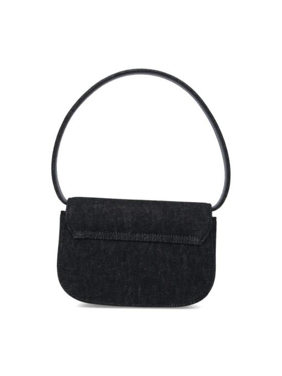 26SS 디젤 1DR 아이코닉 워시드 데님 숄더백 X08396 P6901T8013 Black - DIESEL