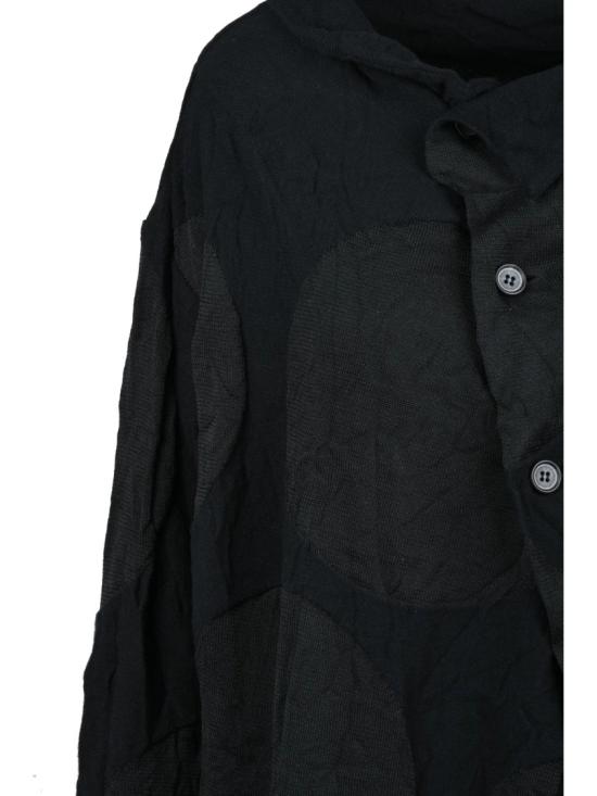 25SS 요지 야마모토 가디건 비대칭 가디건 - 블랙 - YOHJI YAMAMOTO