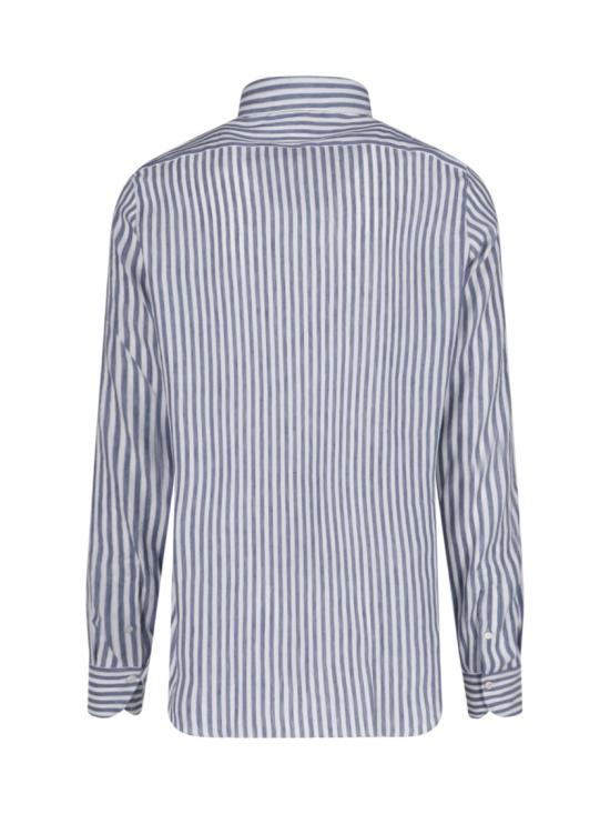 26SS 피나모레 긴팔 셔츠 P6044 GAETA LUIGI03 Blue - FINAMORE