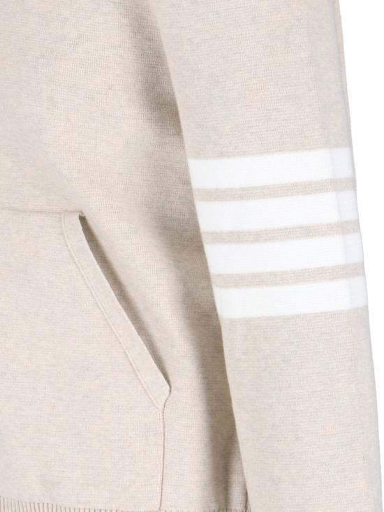  톰브라운 후드 티셔츠 MKT023A Y3061260 Neutrals - THOM BROWNE