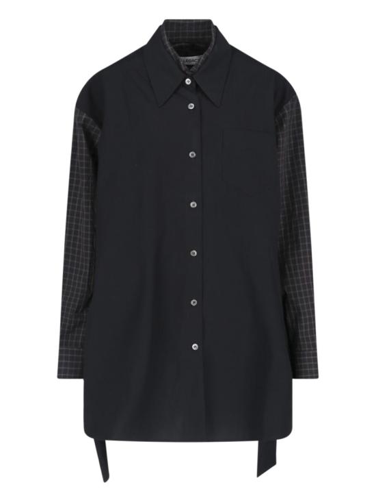 25FW 아워레가시 셔츠 W4252GBBLACK LIQUID POPLIN Black