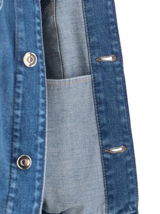 26SS 베르사체 데님 자켓 1023603 1A179212DC50 Blue - VERSACE