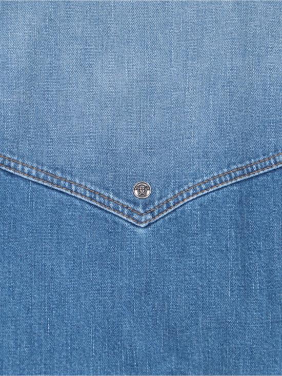 26SS 베르사체 데님 자켓 1023603 1A179212DC50 Blue - VERSACE