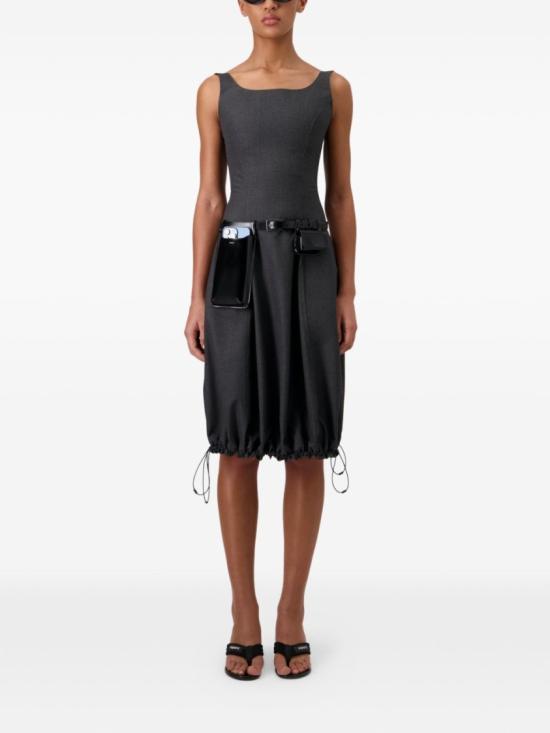 26SS 코페르니 미디 원피스 COPR301F3061 GREY Black - COPERNI