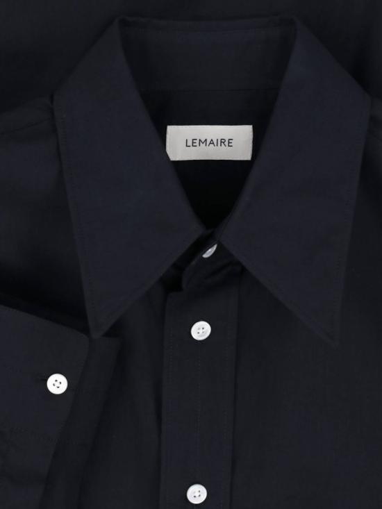 26SS 르메르 코튼 머슬린 셔츠 SH1258 LF1389BK998 Black - LEMAIRE