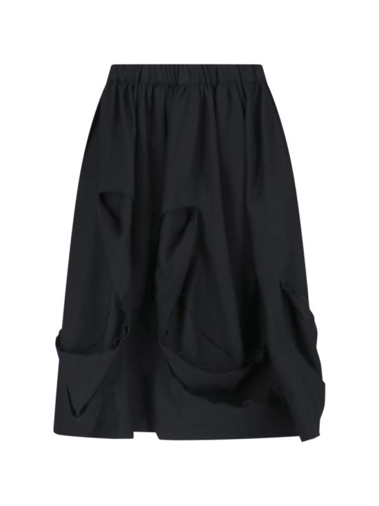 25FW 꼼데가르송 미디 스커트 RP S009 W251 Black