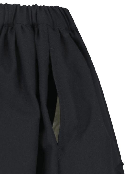 25FW 꼼데가르송 미디 스커트 RP S009 W251 Black - COMME DES GARCONS