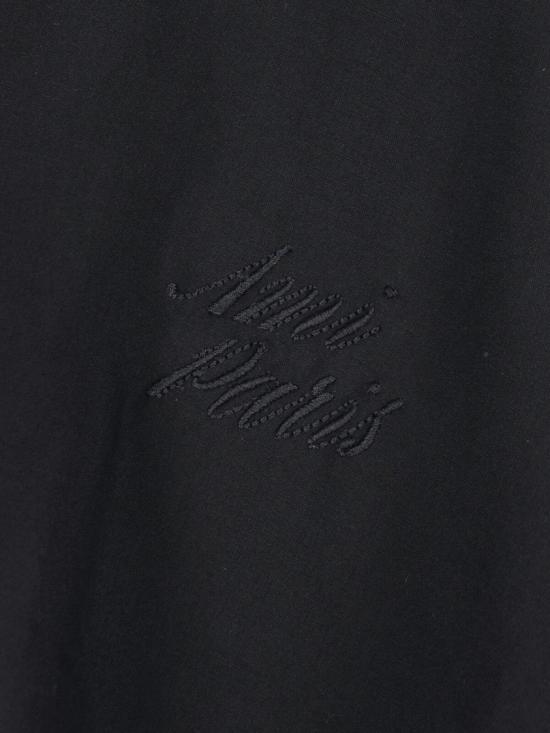 26SS 아미 숏슬리브 자수 아미 파리 박시 셔츠 HSH830 VI0036001 Black - AMI
