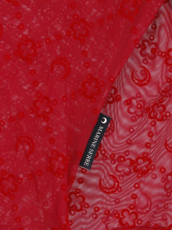 26SS 마린세르 긴팔 티셔츠 WTO388A CJER0005RD11 Red - MARINE SERRE
