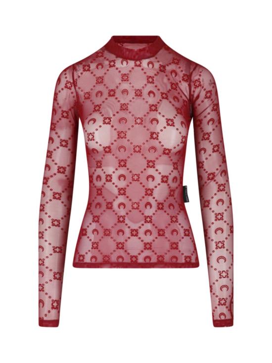 26SS 마린세르 긴팔 티셔츠 WTO388A CJER0005RD11 Red