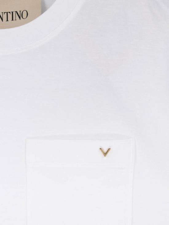26SS 발렌티노 가라바니 반팔 티셔츠 8V0MG10VBGR0BO White - VALENTINO GARAVANI