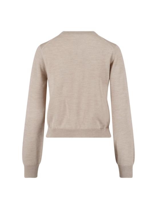 26SS 메종키츠네 베이비 폭스 메리노 레귤러 가디건 PW00502KT11810429 Neutrals - MAISON KITSUNE