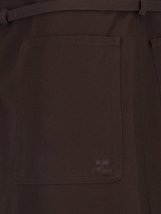 26SS 쿠레쥬 숏팬츠 226CSH081CO01341983 Brown - COURREGES