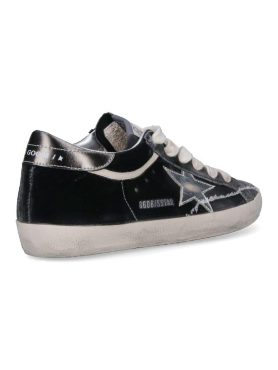 26SS 골든구스 벨벳 어퍼 라미네이티드 스타 슈퍼스타 스니커즈 GWF01002 F00814381501 Black - GOLDEN GOOSE