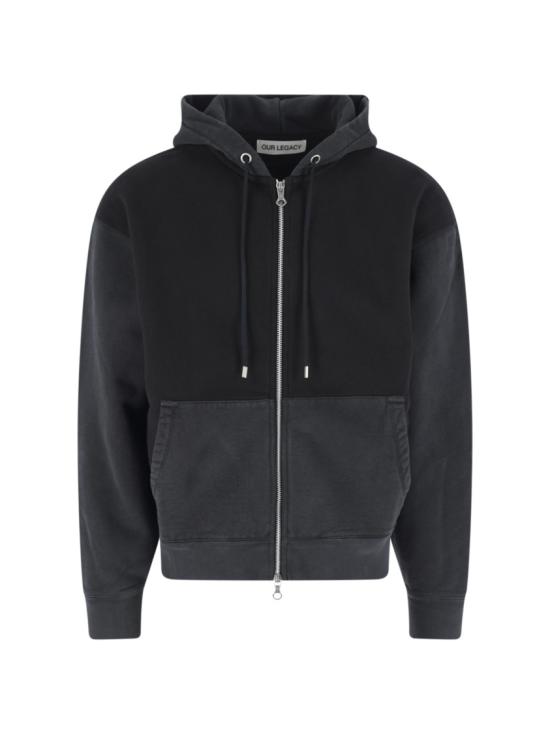25FW 아워레가시 렐릭 후드 M2256RPPIGMENT BLACK HEFTY FLEECE Black