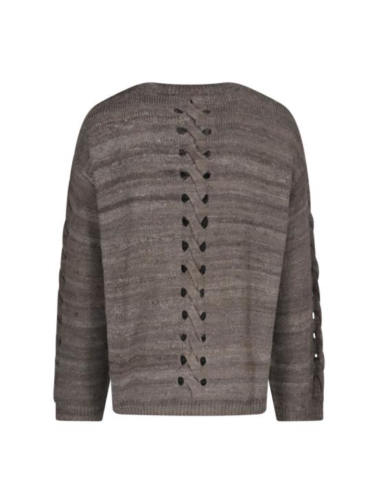 26SS 아워레가시 스웨터 M2263PWWATHERED EARTH HANDSPUN SILK Brown - OUR LEGACY