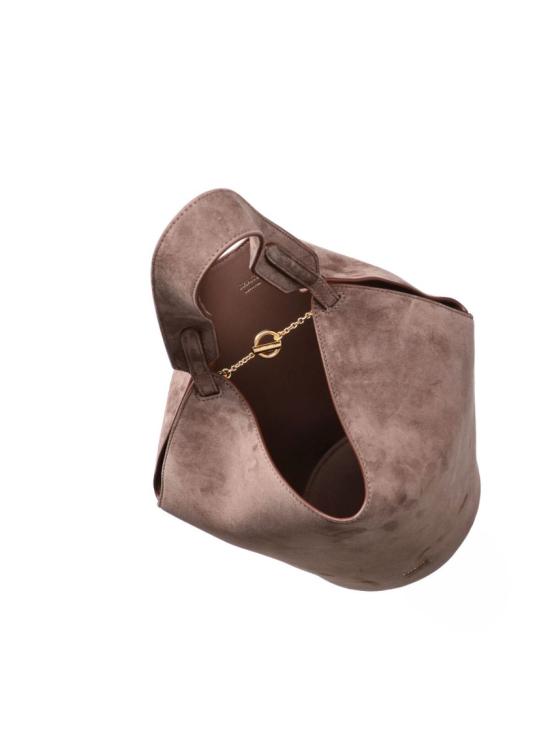 26SS 케이트 미니 로터스 토트백 H2056 726 L726732 Brown - KHAITE