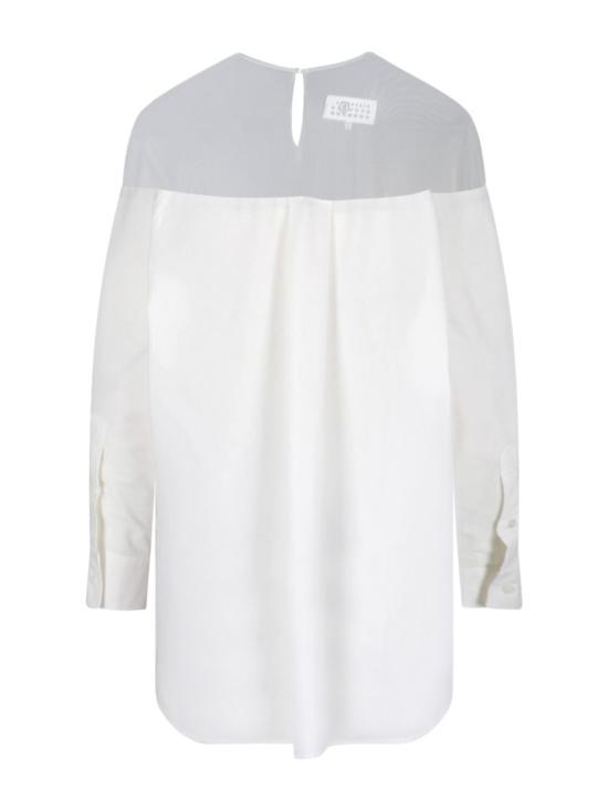 26SS MM6 메종마르지엘라 셔츠 S62NH0053 M35256101 White - MM6 MAISON MARGIELA