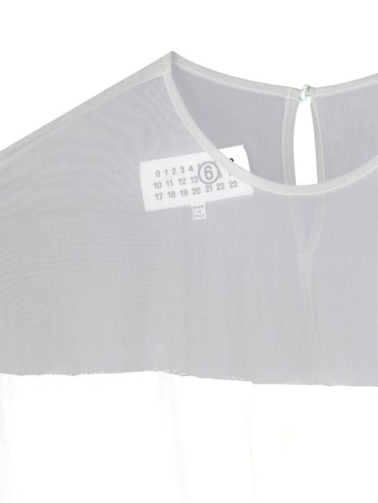 26SS MM6 메종마르지엘라 셔츠 S62NH0053 M35256101 White - MM6 MAISON MARGIELA