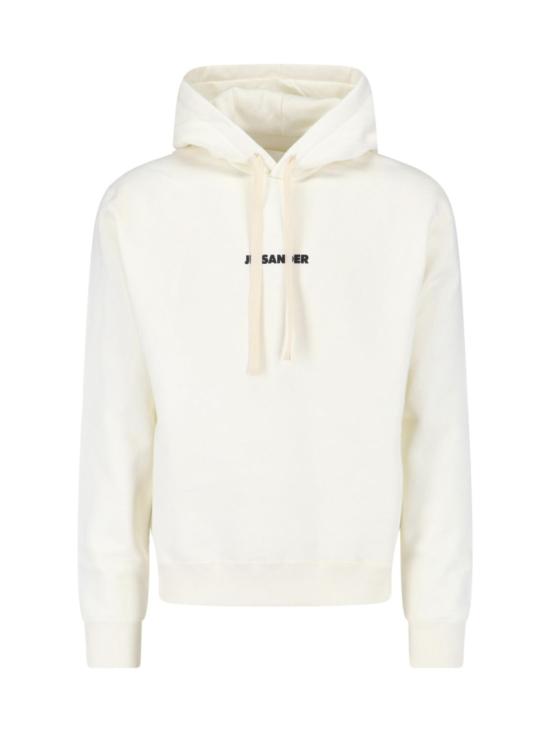 26SS 질샌더 후드 티셔츠 J22GU0149 J20128103 White