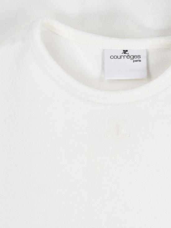 26SS 쿠레쥬 반팔 티셔츠 126JTS239JS02640018 White - COURREGES