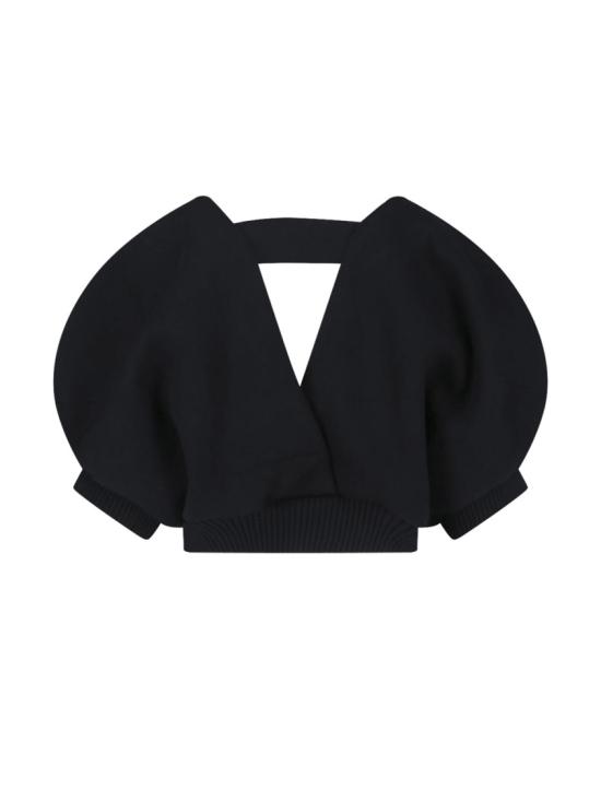 26SS 사카이 스웨터 26 08487001 Black - SACAI