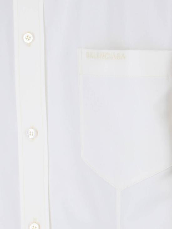 26SS 발렌시아가 클래식 셔츠 872318 TUM189000 White - BALENCIAGA