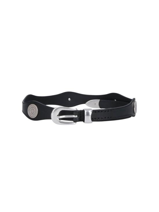 25FW 아워레가시 가죽 벨트 A4258WSSLOW BLACK ARID BULL HIDE Black