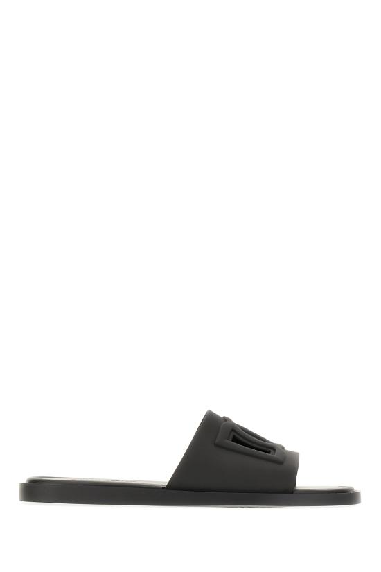 26FW 돌체앤가바나 러버 비치웨어 슬리퍼 CS2215AN994 80999 Nero