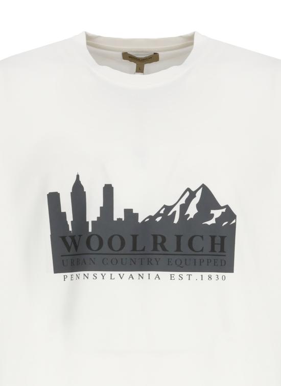 26SS 울리치 반팔 티셔츠 CFWOTE2010MRUT5334 UT53348323 Avorio - WOOLRICH
