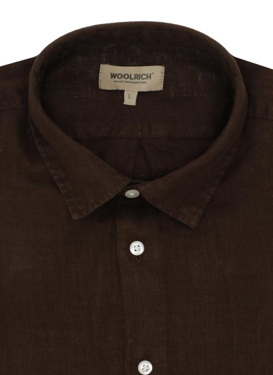 26SS 울리치 긴팔 셔츠 CFWOSI2013MRUT5284 UT528410026 Marrone - WOOLRICH